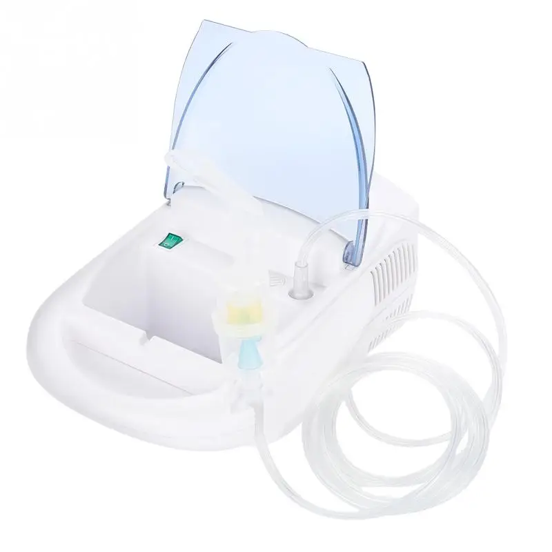 

220V EU Plug Portable Nebulizer Compressor Machine System Kit Inhaler Spray Steamer Humidifier Kit Health Care Children Hot