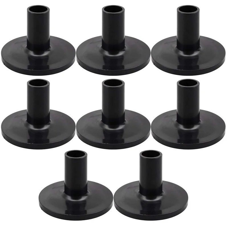 

ABGZ-8Pcs Cymbal Sleeves 8PCS 38x26mm Black Drum Cymbal Sleeves Replacement for Shelf Drum Kit