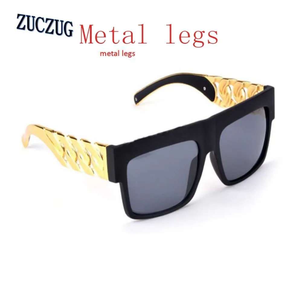 Брендовые дизайнерские металлические ножки золотой цвет цепь Витая Мода Солнцезащитные очки женские негабаритных большая рамка женские/мужские винтажные солнцезащитные очки