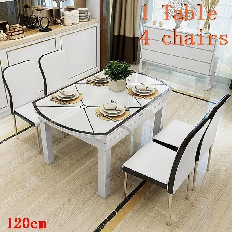 Redonda Meja Makan Piknik Masa Sandalye Dinning Set Eettafel Kitchen Wooden Round Comedor Tablo Desk Mesa De Jantar Dining Table