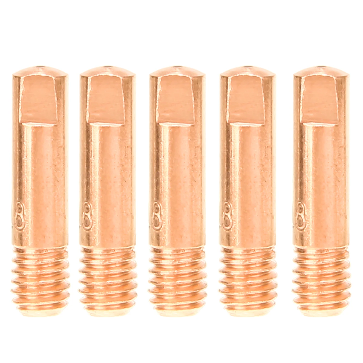 11pcs 0.8mm 0.030 Nozzles Contact Tips Holders Durable Welding Accessories MIG Welder Consumable for 15AK Welding Torch
