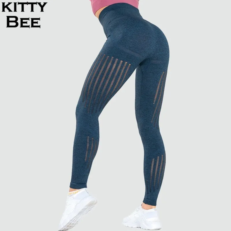 

Yoga Seamless Leggings Sport Women Fitness Elastic High Waist Sport Yoga Pants Knitted Athletic Running Gym Leggings Sports Wear
