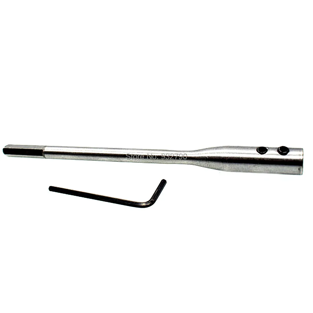 

Flat Wood Bit Extension Bar Spade Bit Flat Bits Extension Bar Extensions 150mm 6" Extension Shank Hex Key Drilling Cutting