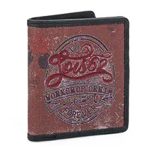 Модель Lois Washington кошелек, кошелек, кошелек и визитница для молодых цвет черный и Бордовая Рубашка 12601