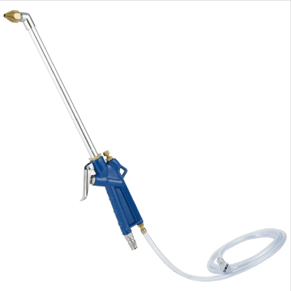 High pressure Cleaning Gun Air Power Siphon Engine Oil Cleaner Curved