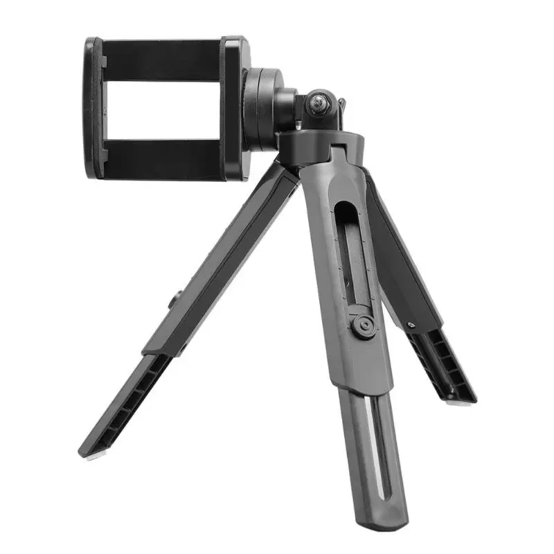 

Portable Outdoor Mini Aluminum alloy Telescopic Smartphone camera Video Tripod Stand Handle Grip Selfie Stick with Phone Clip