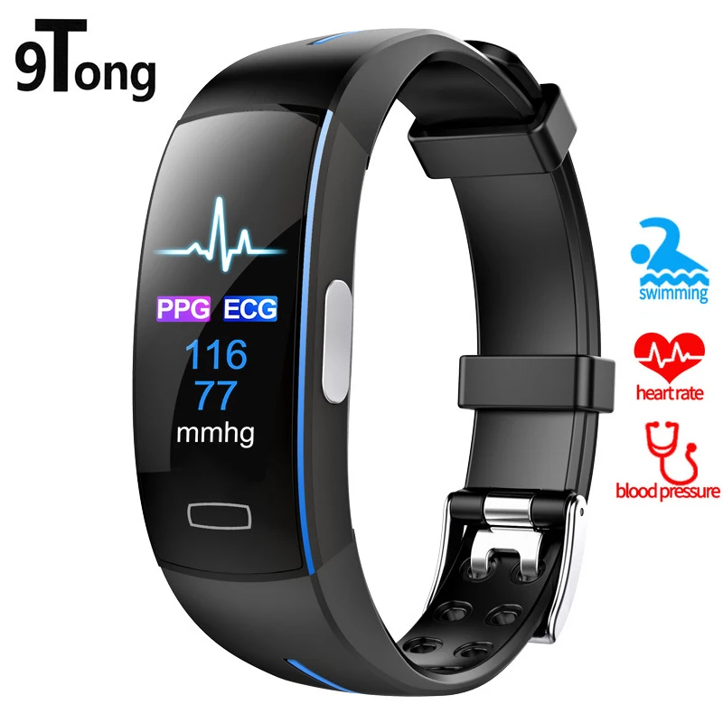 

9Tong H66 Activity Tracker Blood Pressure Watch Pulsometer Watch ECG Smart Band Heart Rate Fitness Bracelet For Xiomi honor 3