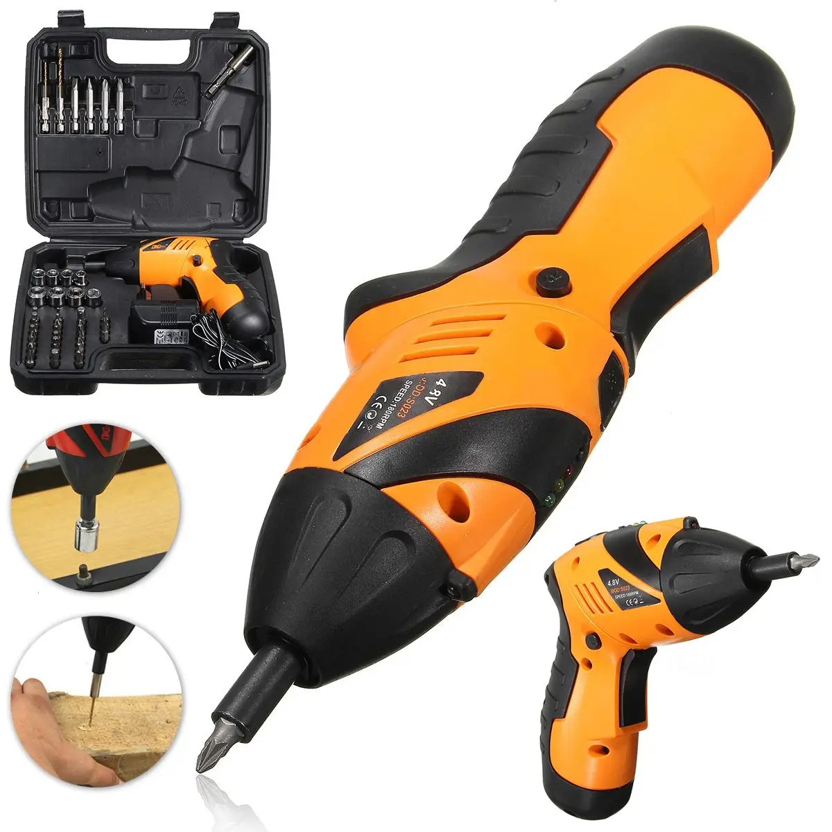 DWZ 45 in1 Power Tool Cordless Electric Screwdriver Drill Kit Set EU