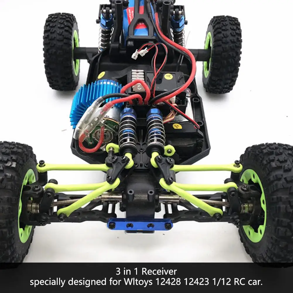 Радиоуправляемый автомобиль 3 в 1 приемник запасные части аксессуары для Wltoys 12428
