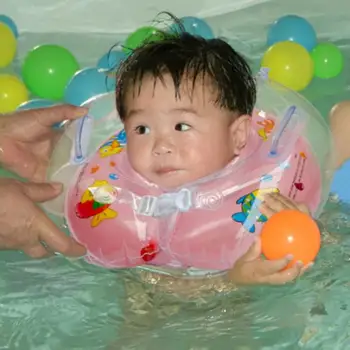 

Swimming Baby Pools Floats Baby Inflatable Ring Baby Neck Inflatable Wheels for Newborns Bathing Circle Safety Neck Float