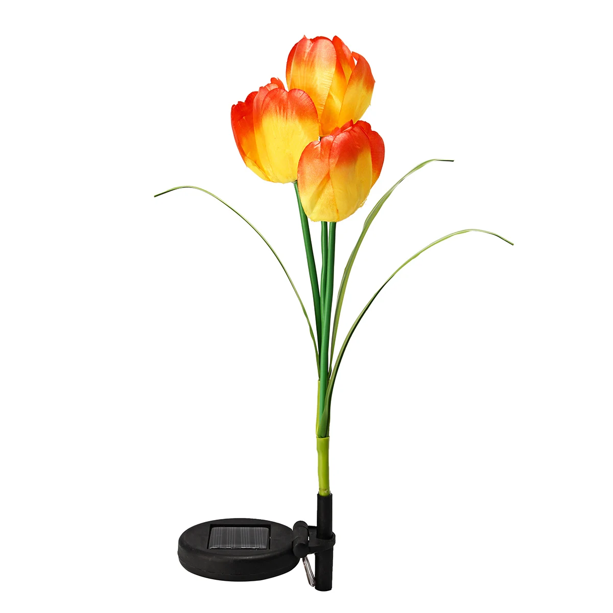 Kopen LED Solar Power Tulp Bloem Licht Stake Tuin Yard Outdoor Landschap Lamp Nachtlampje Patio Decoratie Outdoor Verlichting