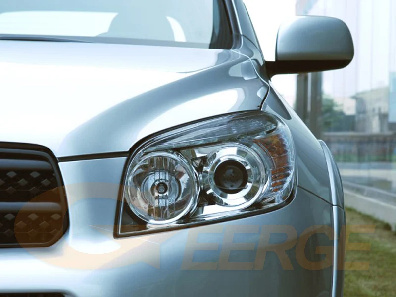  For Toyota Rav4 2006 2007 2008 projector headlight Excellent Ultra bright smd led Angel Eyes kit DR - 32975097821
