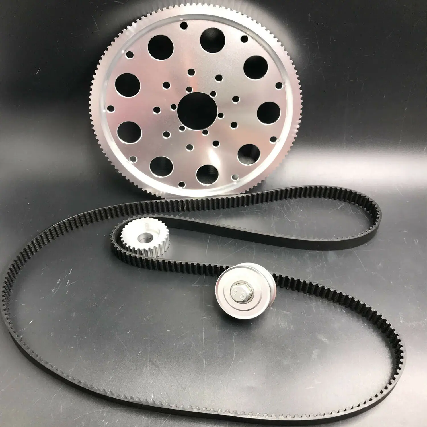 Kit de transmisión de cinturón para 66cc 80cc 2 tiempos motor motorizado bicicleta