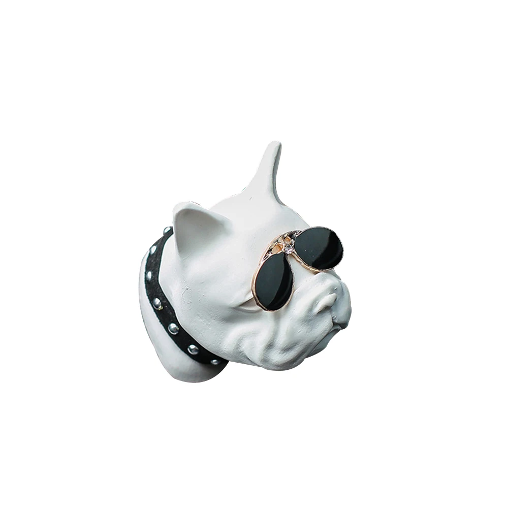 

Car Air Freshener Perfume Clip Fragrance Diffuser Automobiles Scent Odor Pitbull Shaped Freshener for Car Accessories (White)
