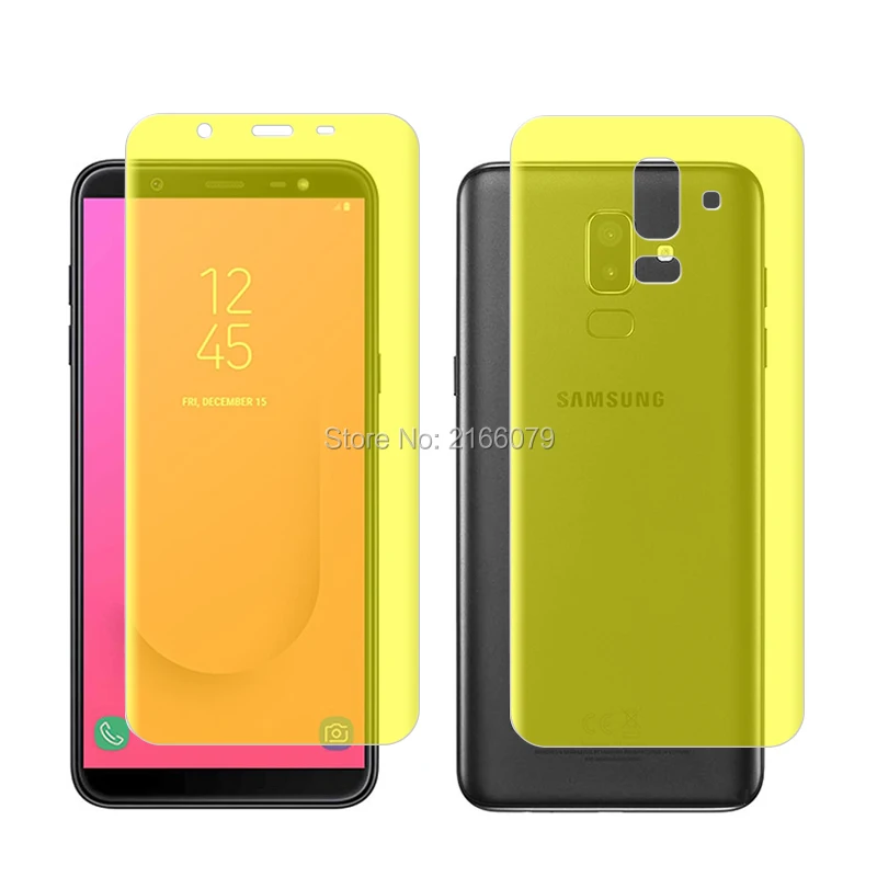 Для Samsung Galaxy J8 (2018) J810 / On8 6 0 дюйма мягкая ТПУ Передняя и задняя полноразмерная