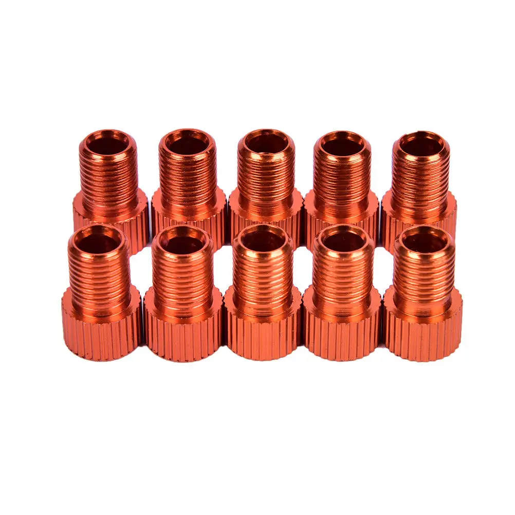 

10*Pump Bicycle Convert Presta to Schrader Bike Valve Adaptor Tube Pump Tool HOT