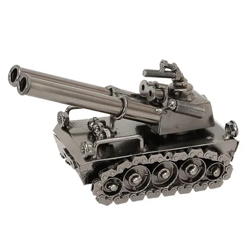 

Office Desktop Decor Metal Tank Model Figurines Home Decoration Alloy Tank Statue Crafts Friend Birthday Best Gift And Toys