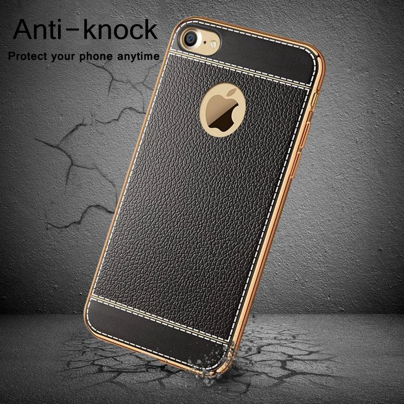 Чехол kisscase для IPhone X XR XS Max Мягкий Силиконовый ТПУ чехол s Роскошный зернистый iPhone 5S