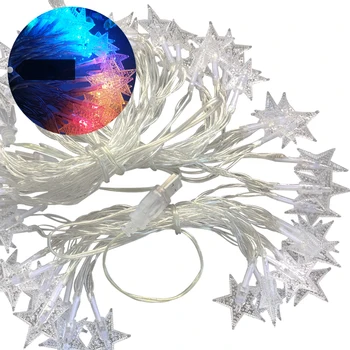 

Christmas decorative lights Waterproof Stars Copper Wire Fairy String Lights Battery Operated USB Type Wedding Decor 3m/5m/6m
