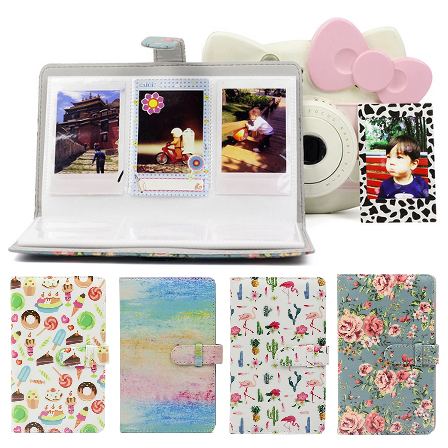 

Gosear 96 Pockets Mini Photo Album Picture Case Storage for Fujifilm Instax Mini 8 9 7s 25 70 90 Leica Sofort Lomo Mini Dmp100