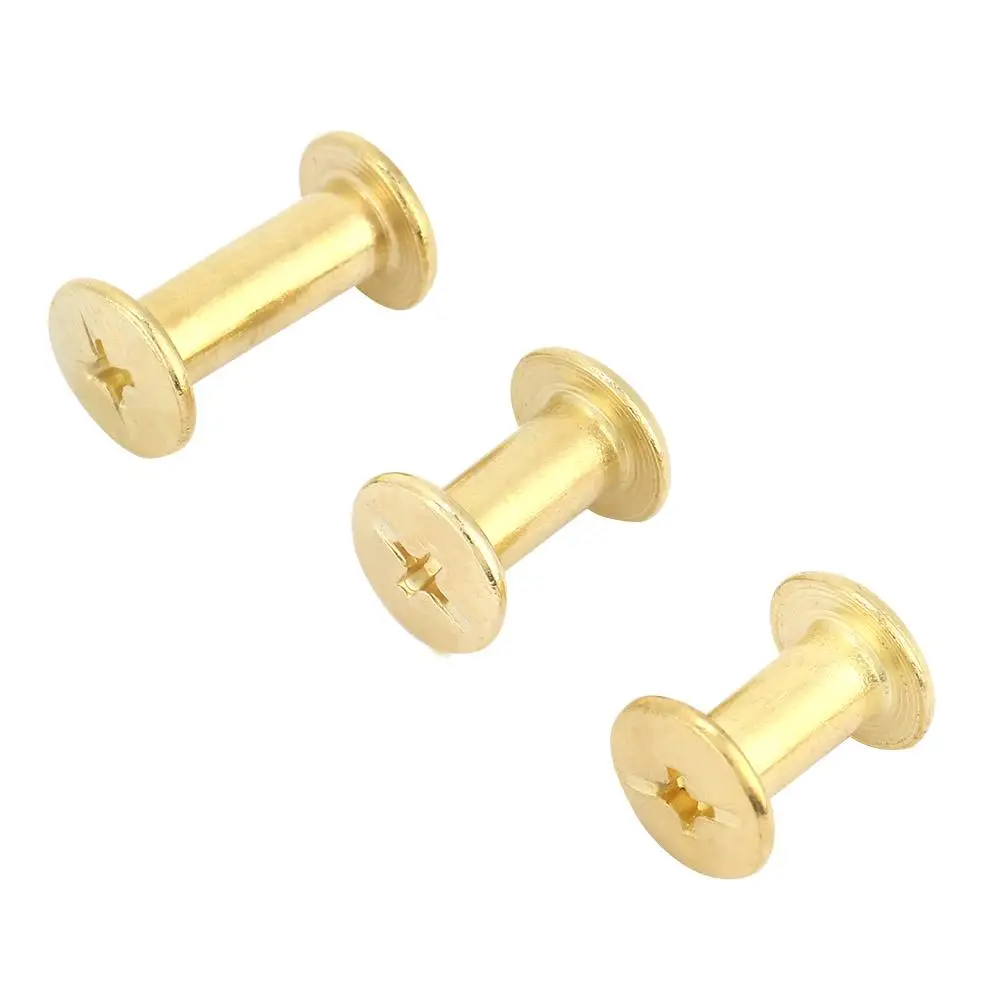 rivets 20pcs M5 Flat Head Book Album Rivets Screw Set DIY Craftmaking Rivet countersunk rivets
