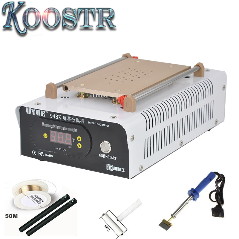 

Arrive Mobile phone Built-in Pump Vacuum Metal Body Glass LCD Screen Separator Machine with LED Display for Max 7 inch LCD