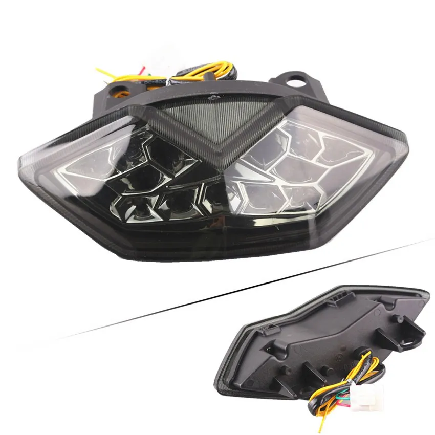 

For Kawasaki Z1000 2012 2013 Z 1000 Motorcycle LED Rear Turn Signals Tail Light Integrated Smoke