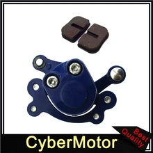 Синий задний правый дисковый тормозной суппорт колодки для 43cc 47cc 49cc Мини карманный Байк скутер