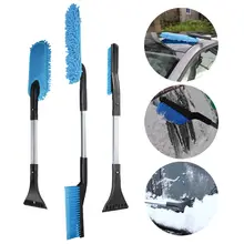 Лопата для автомобиля 3 в 1 Прочный скребок для снега и льда щетка инструмент для удаления лопаты