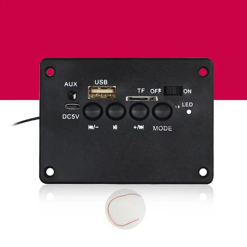 

Rechargeable Battery With Bluetooth 5V Digital Power Amplifier Board Subwoofer Audio PCB Board Subwoofer LCD Controller Board