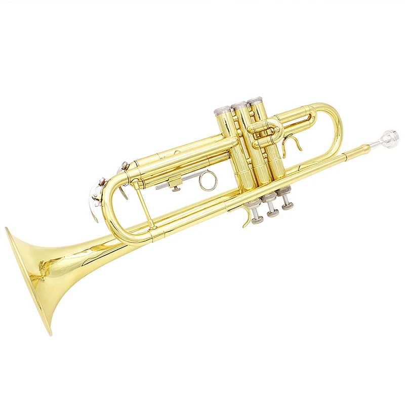 SLADE Import Brass Gold Trumpet Excellent Hand Feel Strong Stability Exquisite Craftsmanship Professional Performance Amateurs | Спорт и