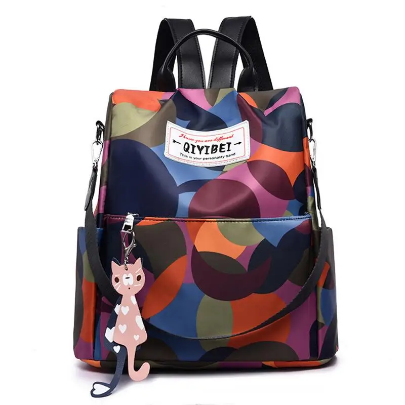 

Outdoor Women Backpack Anti-theft Fashion Oxford Waterproof Multi Functional Backpacks For School Girl Office Travel Student Bag