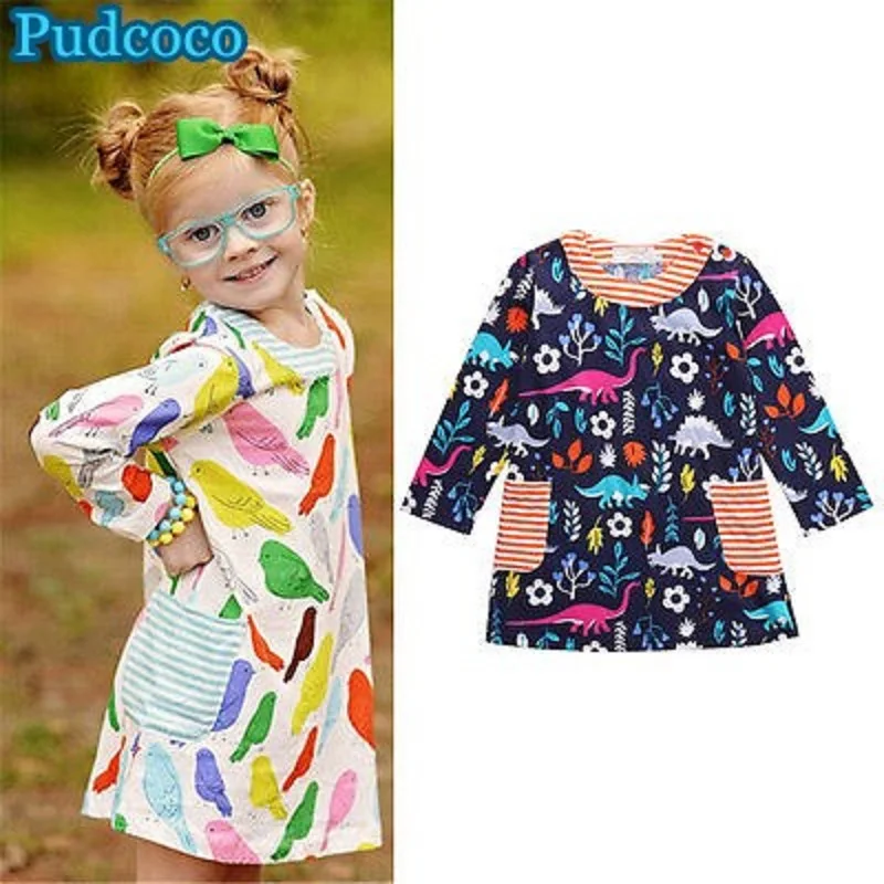 

Pudcoco 2019 Brand New Flower Girl Princess Dress Kid Baby Party Wedding Tulle Tutu Dresses 2-7Y