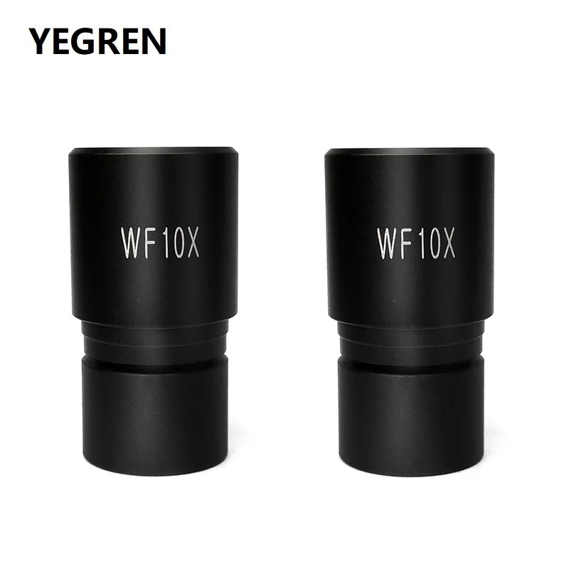 

Two Pieces WF10X Wide Field Ramsden Eyepiece for Biological Microscope with Mounting Size 23.2 mm Field of View 16 mm Optical