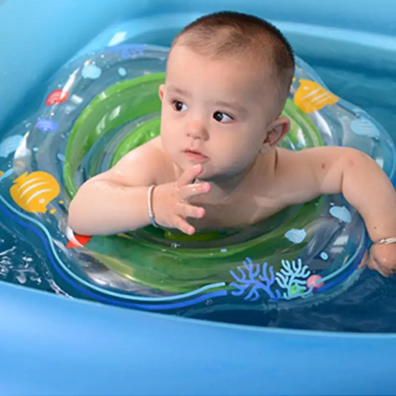 

Baby Swimming Ring With Cushions Floating Safety Baby Seat Float Swim Ring Infant Neck Float Circle Kids Swimming Pool Ring