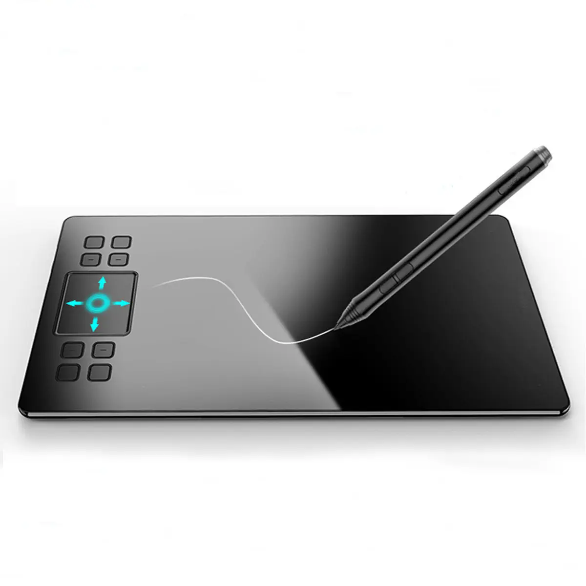 

Graphics Drawing Tablet A50 Digital Pen Tablet with 8192 Levels Passive Pen Drawing Board for Win for Mac System Softwares