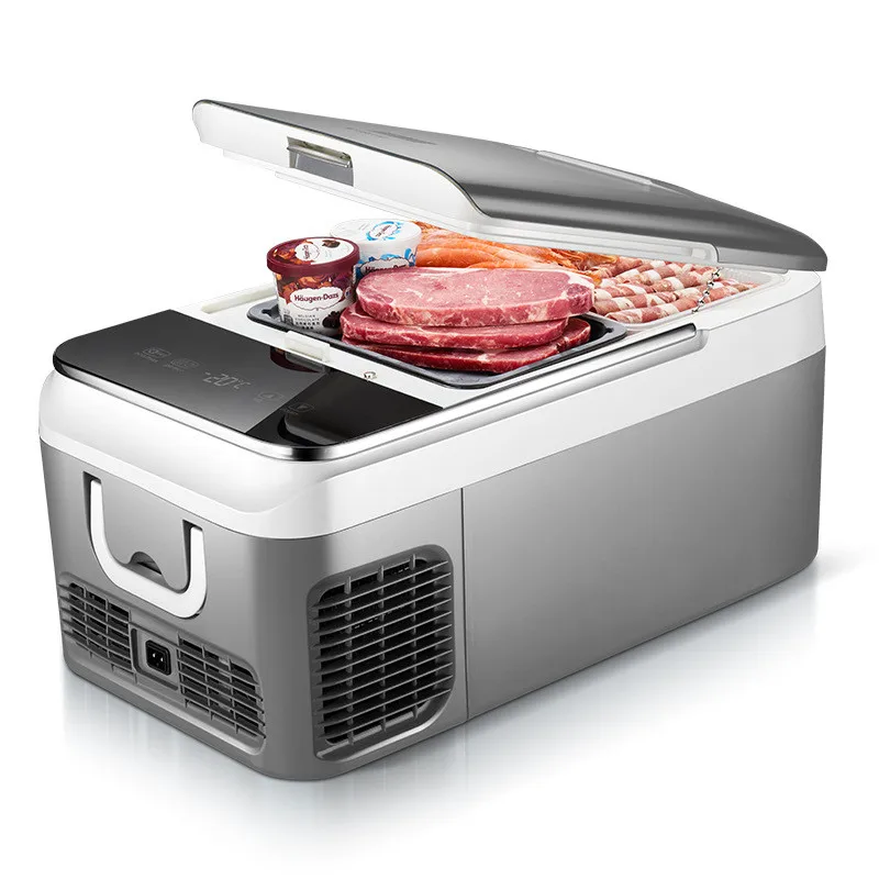Best Price 18L Car Fridge Compressor DC 12V 24V Car Refrigerator Freezer Cooler for Car Home Picnic Refrigeration Freezer -20~10 Degrees