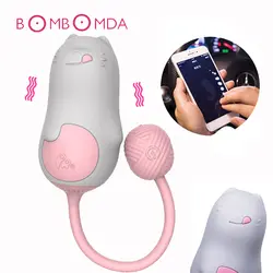 Приложение дистанционное управление вибрационный Яйцо Мощный вибратор пуля G-Spot массажер секс-игрушки для женщин клитор стимулятор для
