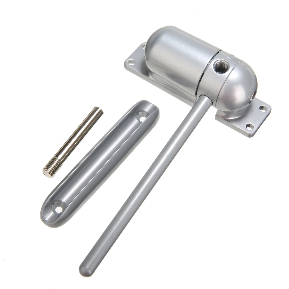 

1 Set Automatic Multipurpose Gate Spring Closer Grey Surface Mounted Outdoor Garden Spring Adjustable Fire Rated Safety
