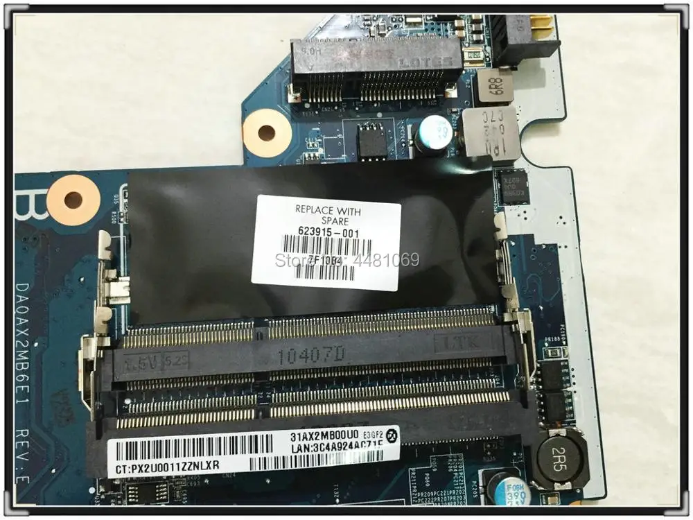 623915 001 для ноутбука COMPAQ PRESARIO CQ56 G56 DA0AX2MB6E1 DA0AX2MB6E0 127NR 122US Φ 100%