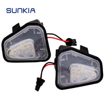 SUNKIA 2 шт./компл. светодиодный под боковые зеркала лампа для VW Volkswagen Passat CC/B7/4 motion/Santana/Scirocco/EOS высокое Мощность