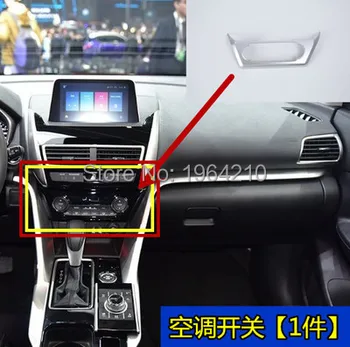 

MONTFORD For Mitsubishi Eclipse Cross 2017-2019 ABS Matte Interior Air Conditioning Knob Switch Panel Cover Trim Car Styling