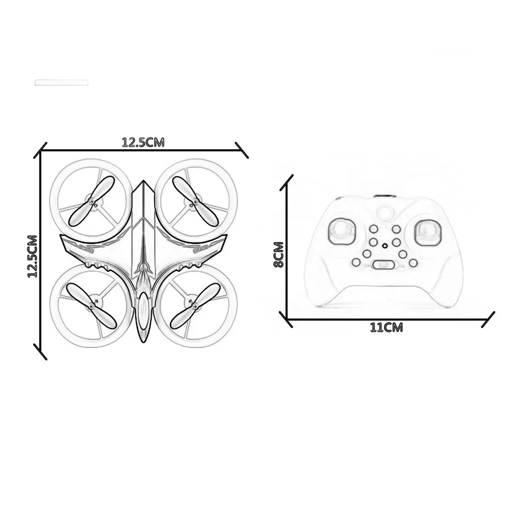 Фиксированная Высокая четырехосевая авиация крутое освещение анти-Падение Модель пульт дистанционного управления Дрон детские игрушки