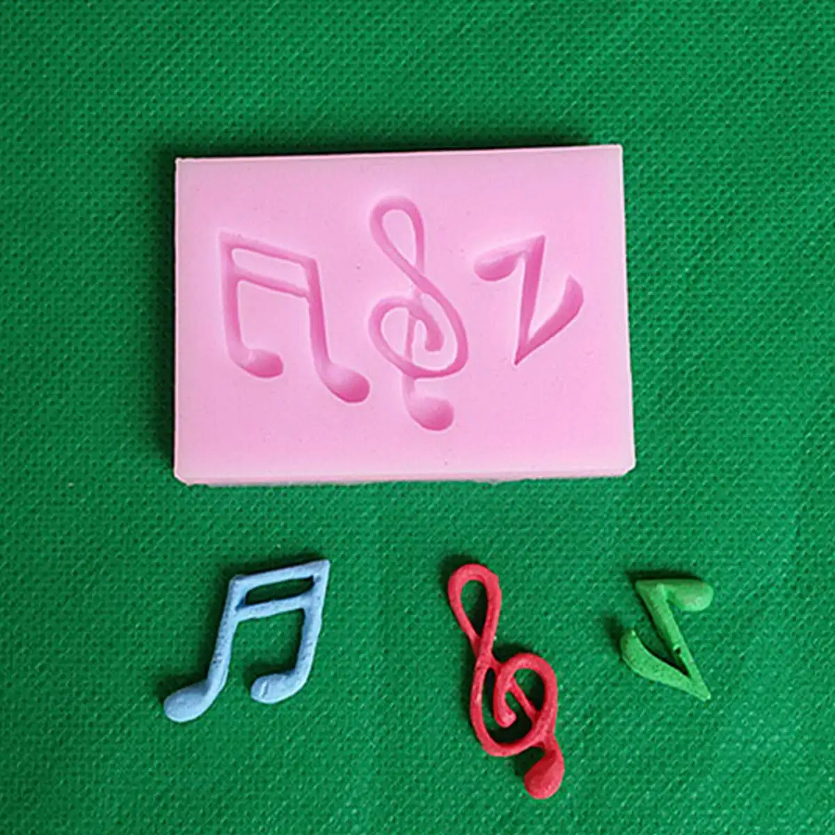 

1Pcs Music Note Silicone Mold Fondant Cake Decorating Tools 3D Craft Border Chocolate Candy Moulds 60x44x7mm
