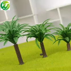 50 шт./лот весы миниатюрный архитектура Пластик Пальма модель миниатюрный HO N OO для пейзажа