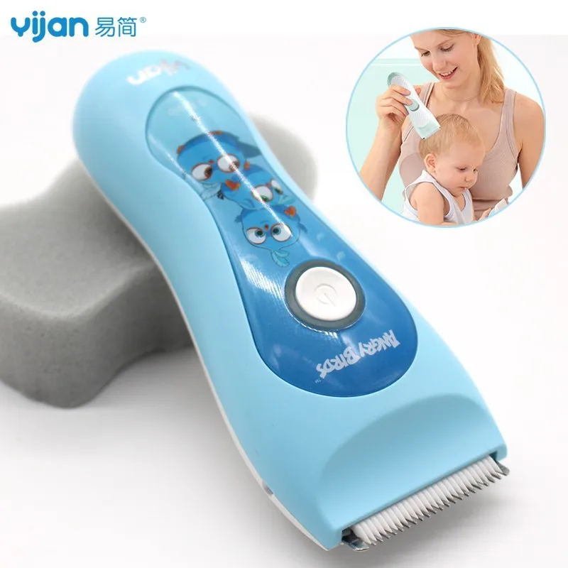 

2019New Baby Electric Hair Clipper Blue Small Bird Hairdresser Children's Professional Electric Waterproof Hair Tool Hairdresser
