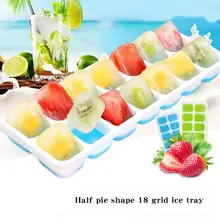 15-Hole Пищевая силиконовая форма для льда виски со льдом лоток с Крышкой прямоугольной формы самодельный лед маркеры инструменты Формы Кухонные гаджеты