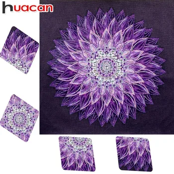 

Huacan Diamond Embroidery Sale Flower Diamond Painting Special Shaped Picture Of Rhinestones Mosaic Beadwork Home Decor 40x40
