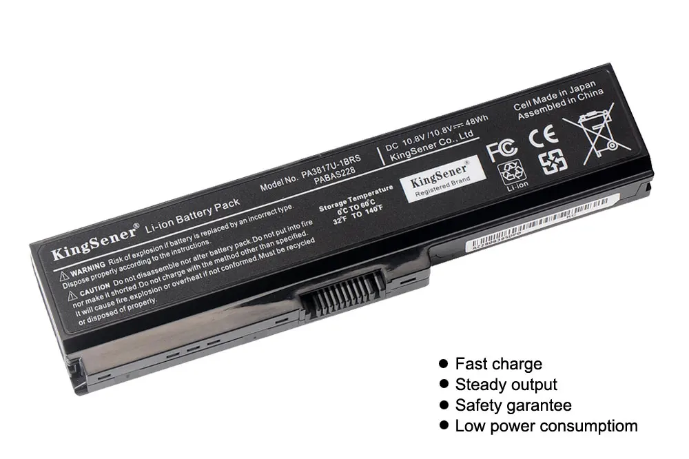 KingSener PA3817U Laptop Battery For TOSHIBA L630 L650 L645 L655 L600 L700 L730 L735 L740 L745 L750 L755 PA3817U-1BRS PABAS228