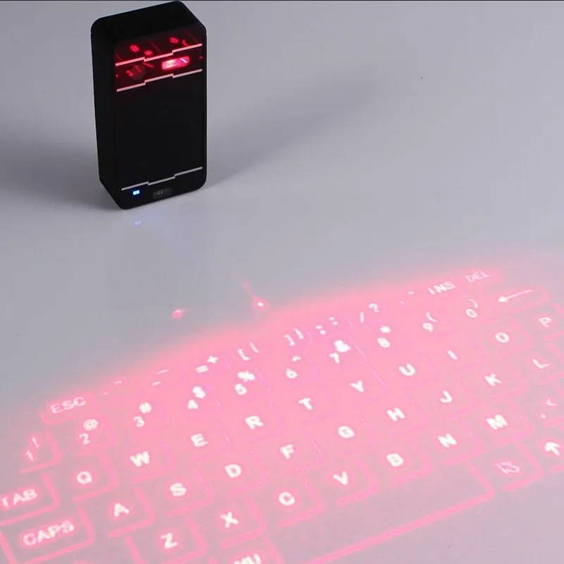 Портативная клавиатура Jelly Comb с лазерной проекцией Bluetooth функцией мыши для